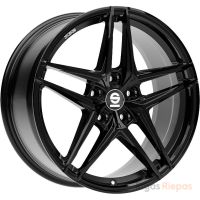 Sparco Record 7.5x17 5x100 ET35, melns · spīdīgs