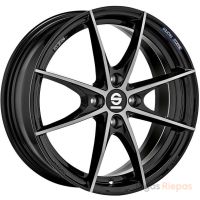 Sparco Trofeo 4 6x15 4x108 ET42, black · polished (Fume Black Full Polished)