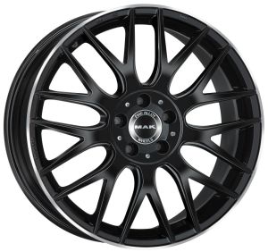 MAK Arrow 9x20 5x112 ET41, Gloss Black Mirror Ring