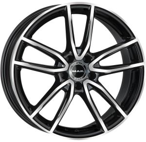 MAK Evo 9x20 5x112 ET50, Gloss Black Mirror Ring