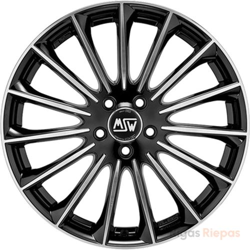 MSW 30 9.5x19 5x112 ET45, Gloss Black Full Polished
