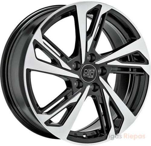 MSW 60 8x18 5x112 ET40, Gloss Black Full Polished