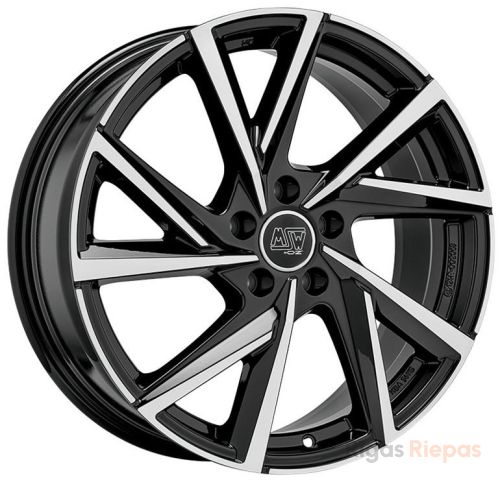 MSW 80-5 8x19 5x112 ET45, антрацитовый · полированный (Gloss Dark Grey Full Polished)