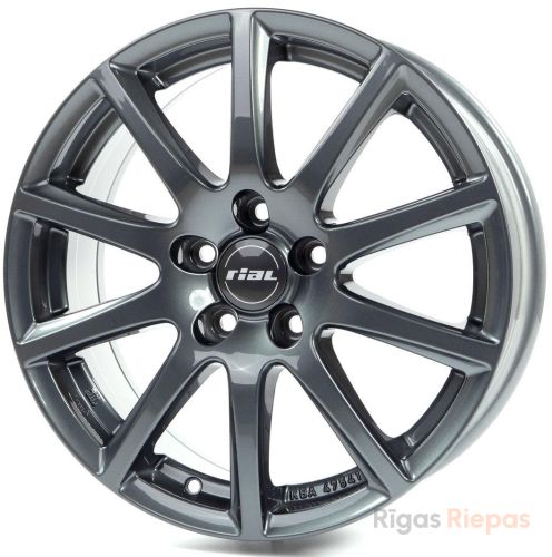 Rial Milano 6.5x16 5x100 ET38, black · polished (Diamond Black)
