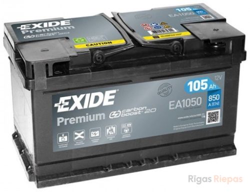 EXIDE EA1050 105Ah 850A