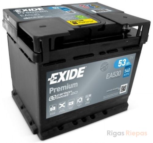 EXIDE EA530 53Ah 540A