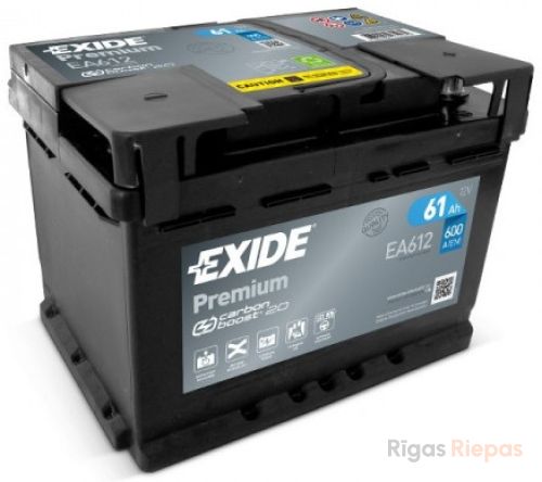 EXIDE EA612 61Ah 600A