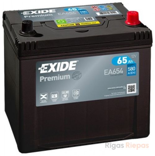 EXIDE EA654 65Ah 580A