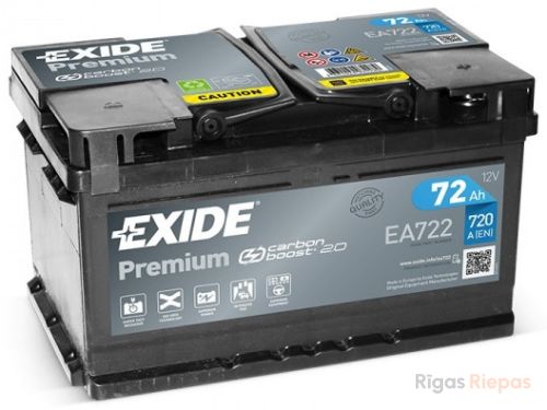 EXIDE EA722 72Ah 720A