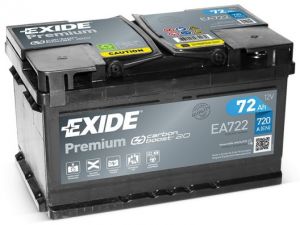 EXIDE EA722 72Ah 720A