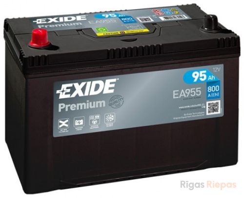 EXIDE EA955 95Ah 800A
