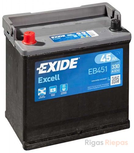 EXIDE EB451 45Ah 330A
