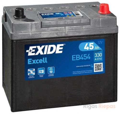 EXIDE EB454 45Ah 330A