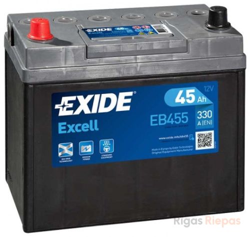 EXIDE EB455 45Ah 300A