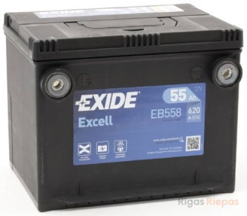 EXIDE EB558 55Ah 620A