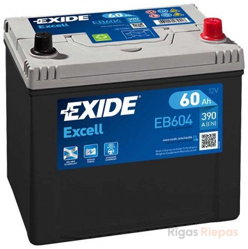 EXIDE EB604 60Ah 390A