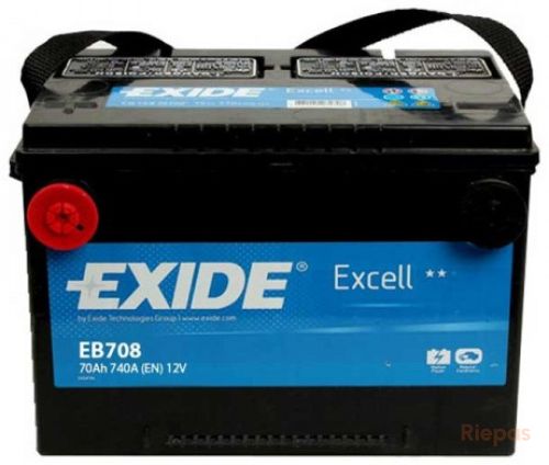 EXIDE EB708 70Ah 740A