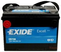 EXIDE EB708 70Ah 740A