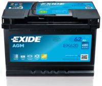 EXIDE EK620 62Ah 680A