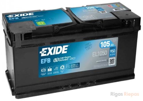 EXIDE EL1050 105Ah 950A