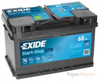 EXIDE EL652 65Ah 650A