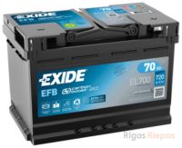 EXIDE EL700 70Ah 760A