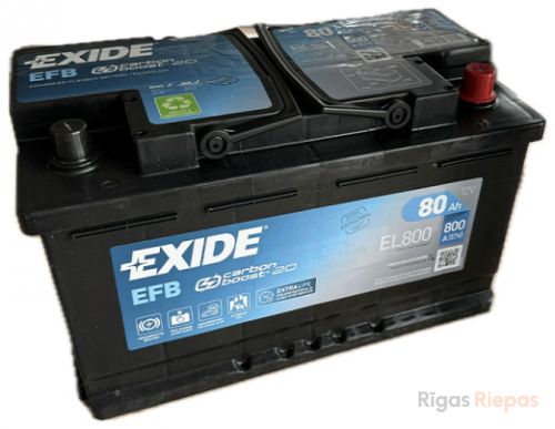 EXIDE EL800 80Ah 800A