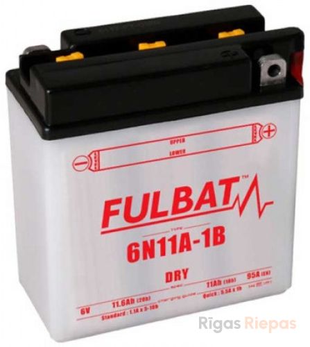 FULBAT 6N11A-1B 6V 11Ah 90A