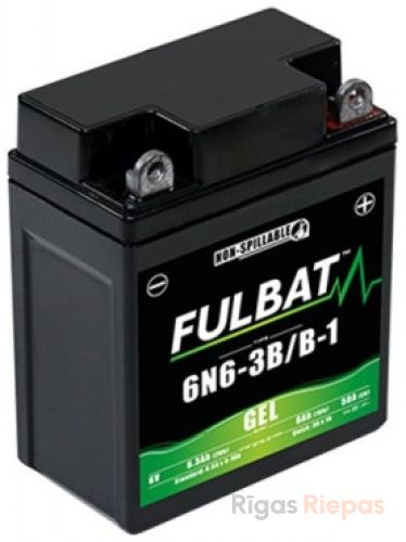 FULBAT 6N6-3B/B1 Gel 6V 6Ah 50A