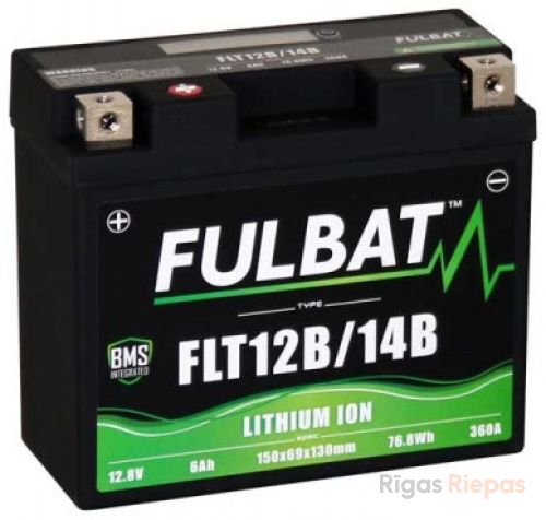 FULBAT FLT12B/14B 6Ah 360A