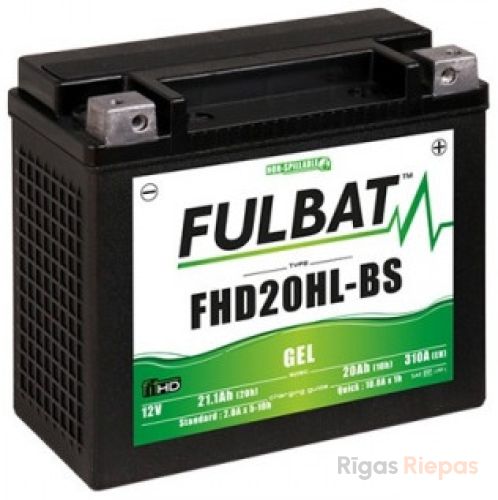FULBAT GHD20HL-BS (FHD20HL-BS Gel) 19Ah 310A