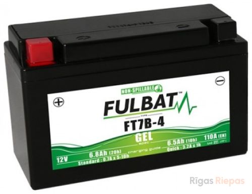 FULBAT GT7B-4 (FT7B-4 Gel) 6Ah 110A
