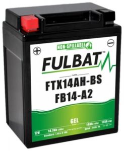 FULBAT GTX14AH-BS (FTX14AH-BS Gel FB14-A2/B2 14Ah 175A
