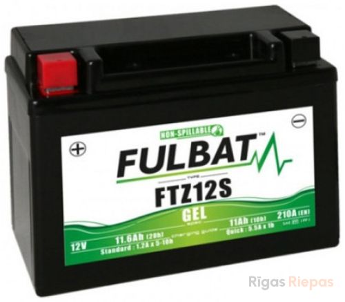 FULBAT GTZ12S (FTZ12S Gel) 11Ah 210A