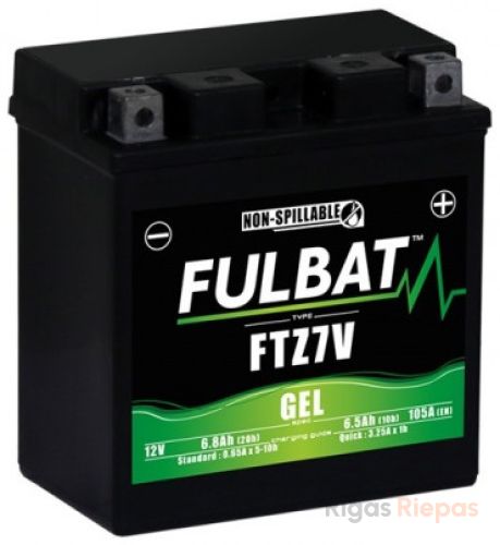FULBAT GTZ7V (FTZ7V Gel) 6Ah 105A