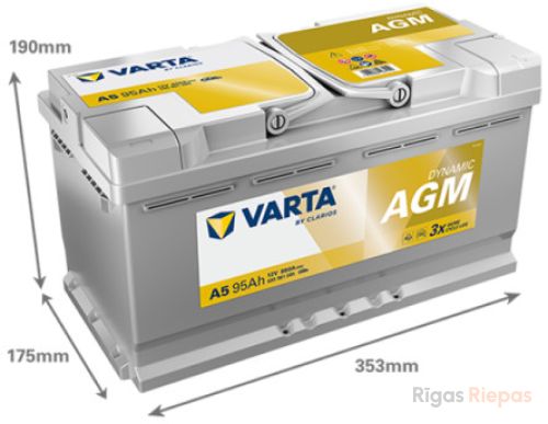 VARTA AGM A5 95Ah 850A