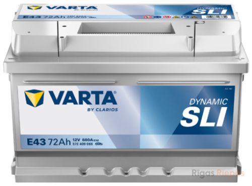 VARTA BD E43 72Ah 680A