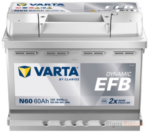 VARTA EFB N60 60Ah 640A