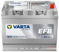 VARTA EFB N72 72Ah 760A