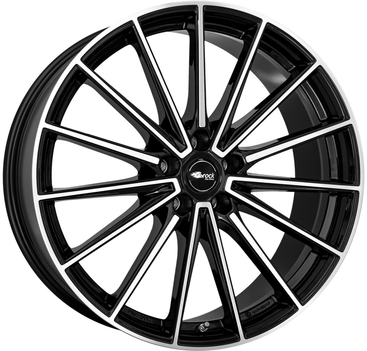Brock B43 8x20 5x108 ET52 Schwarz