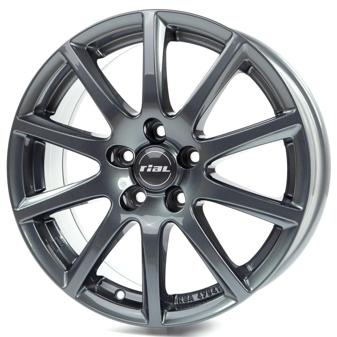 Rial Milano 7x17 5x112 ET45 Titanium