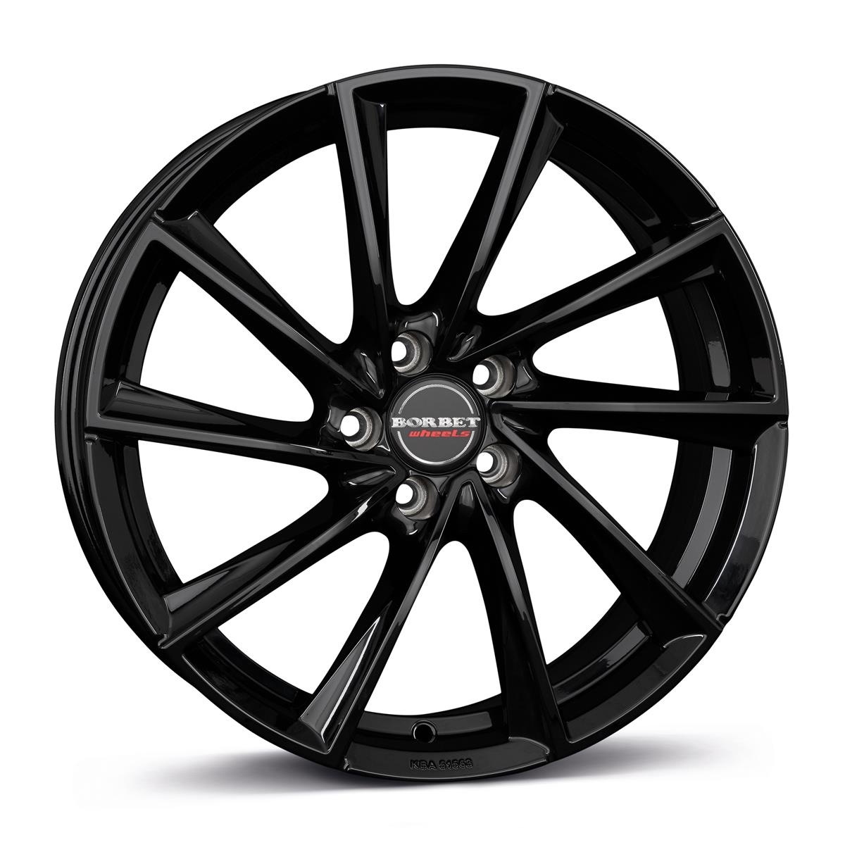 Borbet VTX 8x18 5x108 ET45 Black