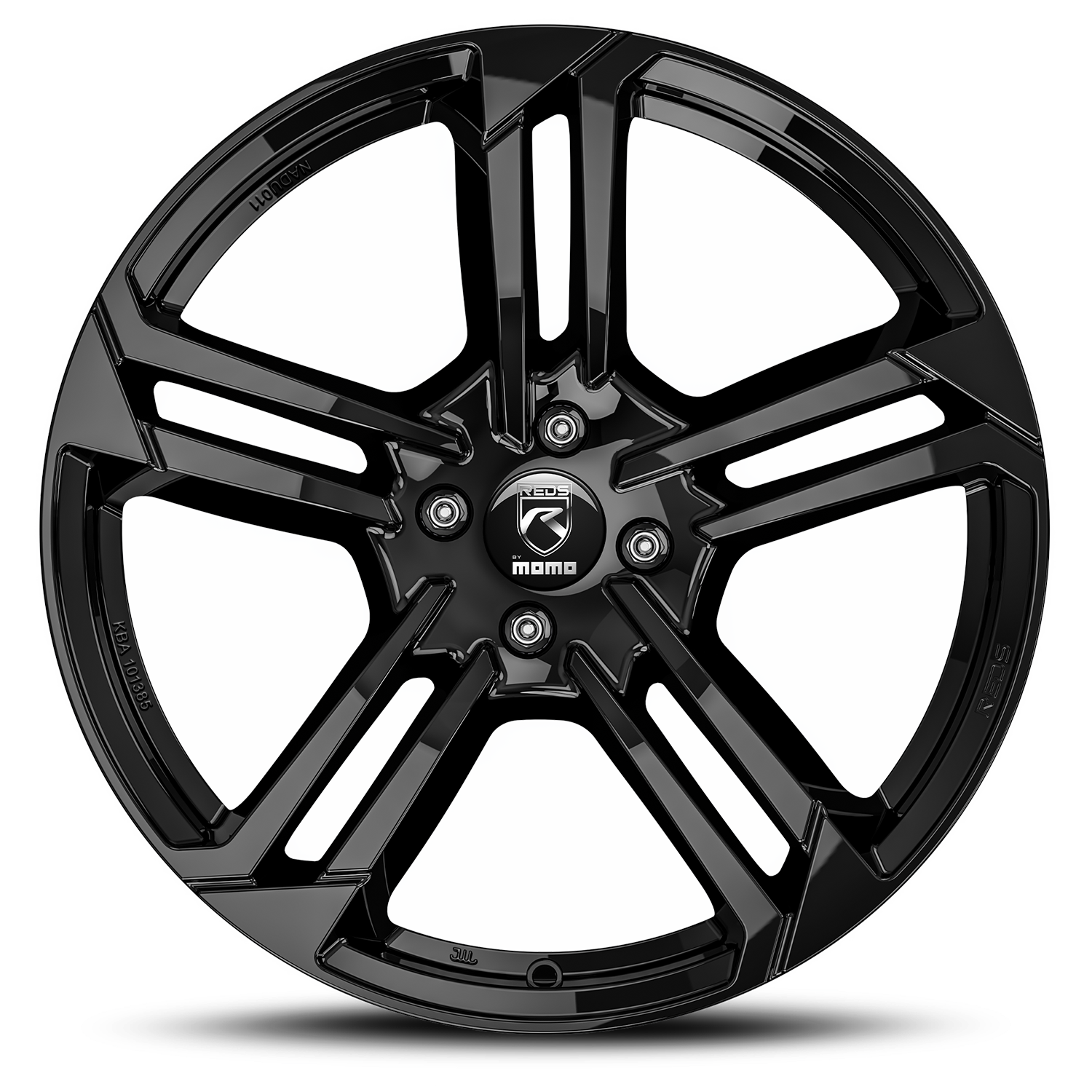 Reds Twist Glossy Black 6.5x16