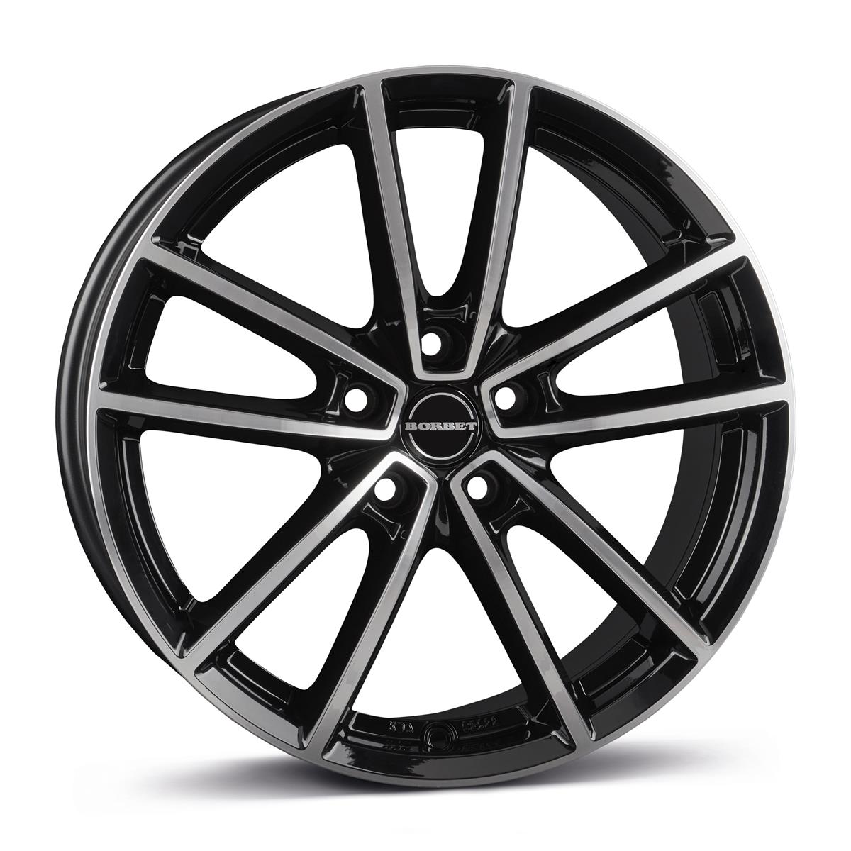 Borbet W 7x17 5x112 ET43 Black
