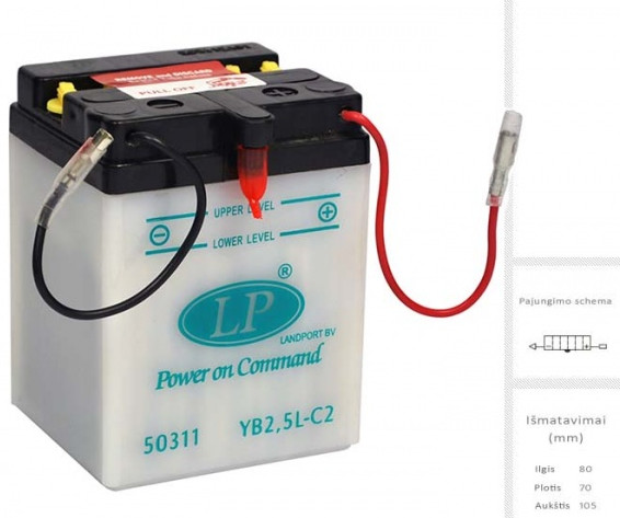 LANDPORT LB2.5L-C2 DRY 2Ah